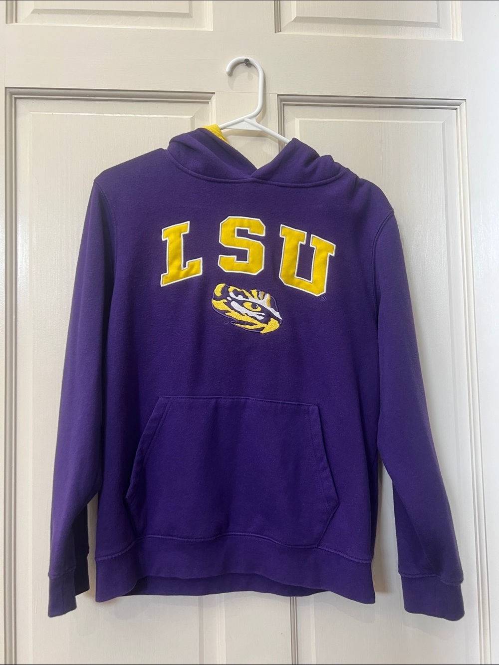 Stadium Athletics Yellow and Purple Youth Hoodie